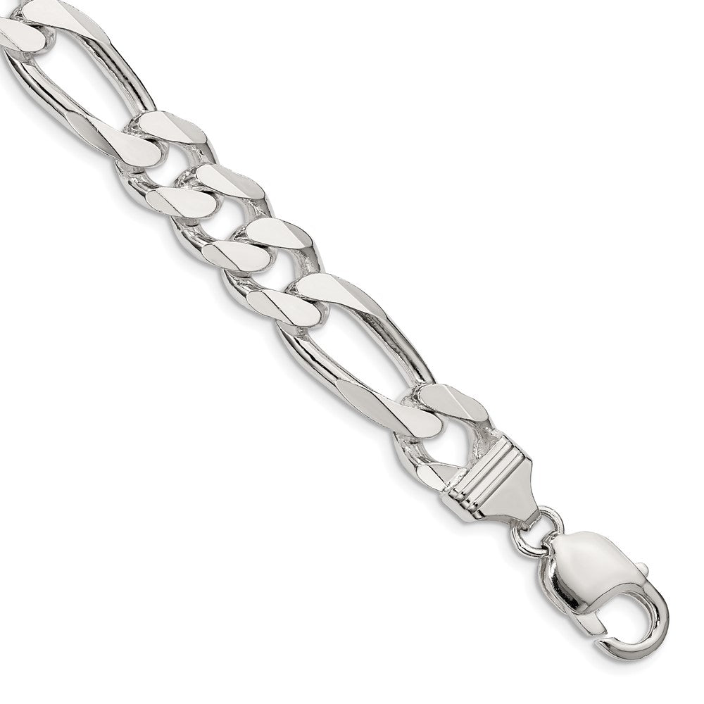 Sterling Silver 10.75mm Figaro Chain QFG300-8
