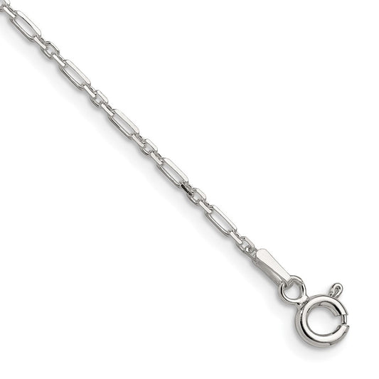 Sterling Silver D/C 1.75mm 3 Short Plus 1 Long Cable Link ChainQFL050