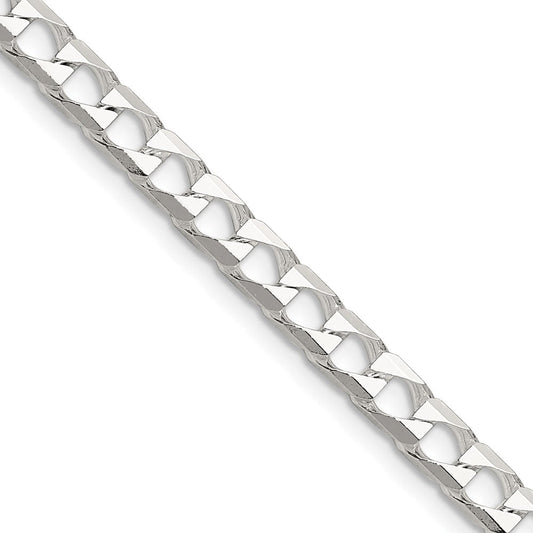 Sterling Silver 5mm D/C Square Curb ChainQFOC180