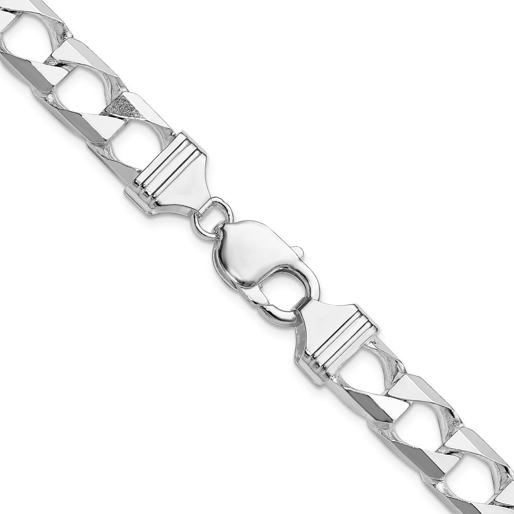 Sterling Silver 10.3mm D/C Square Curb ChainQFOC350