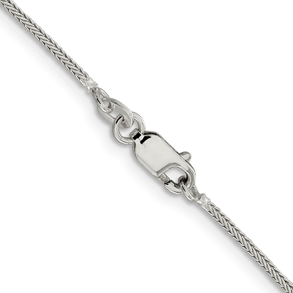 Sterling Silver 1.25mm Diamond-cut Round Franco ChainQFR125