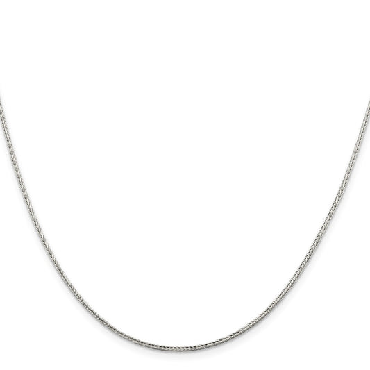 Sterling Silver 1.45mm Diamond-cut Round Franco ChainQFR150