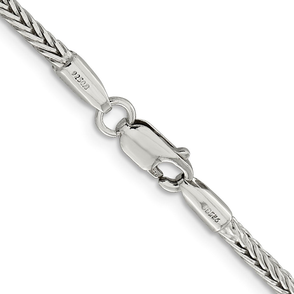 Sterling Silver 2.5mm Diamond-cut Round Franco ChainQFR250