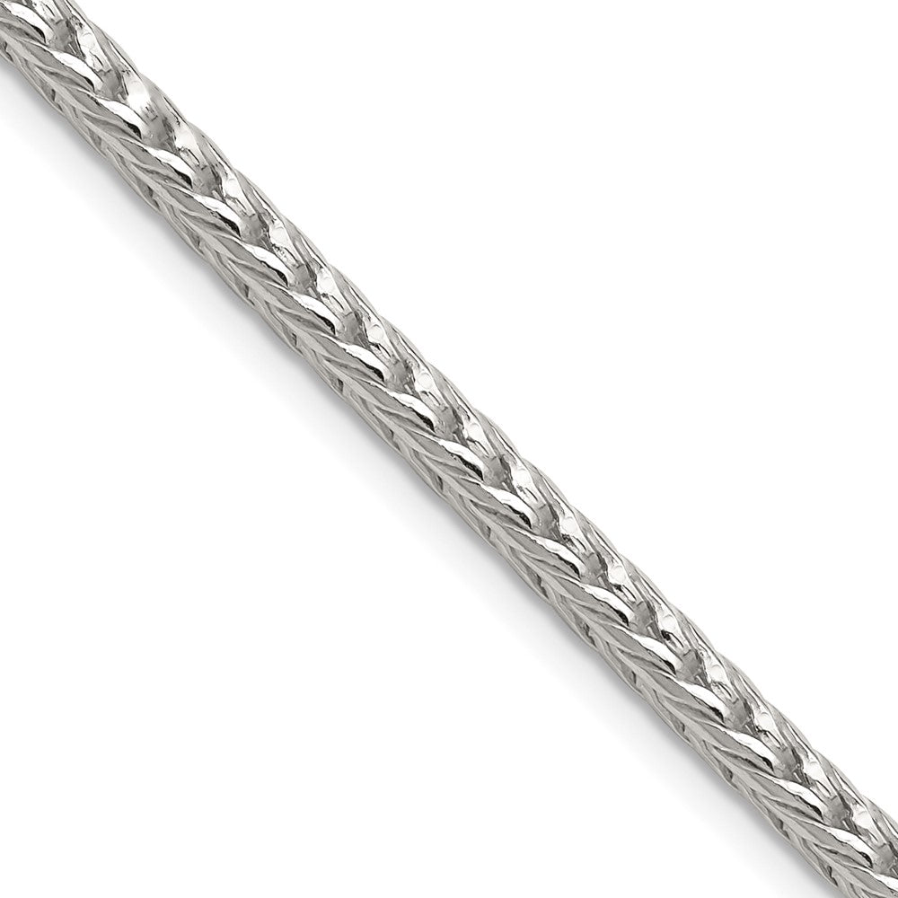 Sterling Silver 3.4mm Diamond-cut Round Franco ChainQFR320