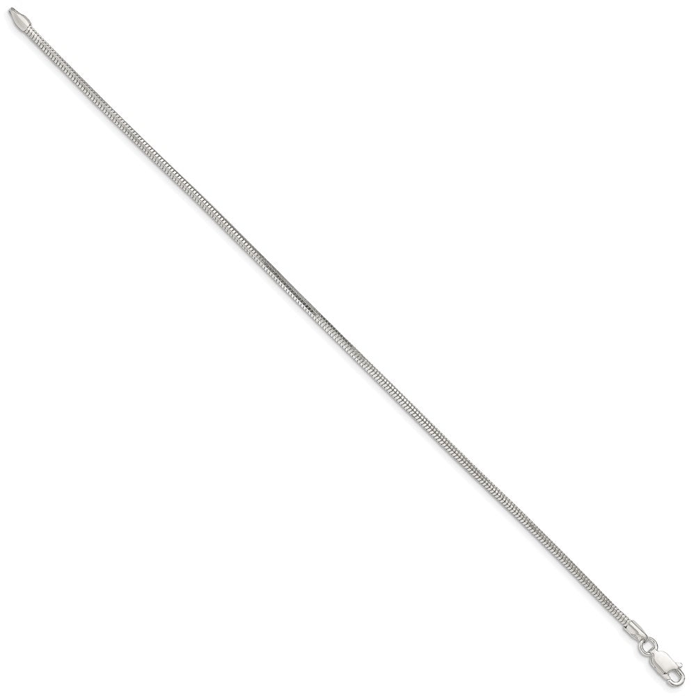 Sterling Silver 2mm Diamond-cut Snake Chain QFS3-8