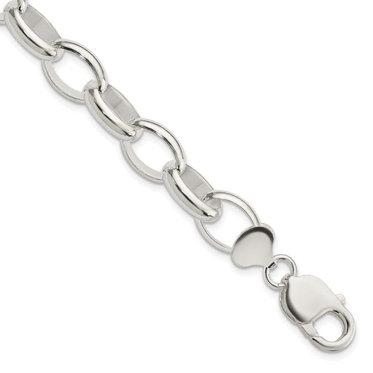 Sterling Silver Rolo Bracelet QG1536-7.5