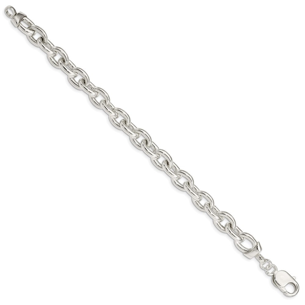Sterling Silver Fancy Link Bracelet QG1553-7.5