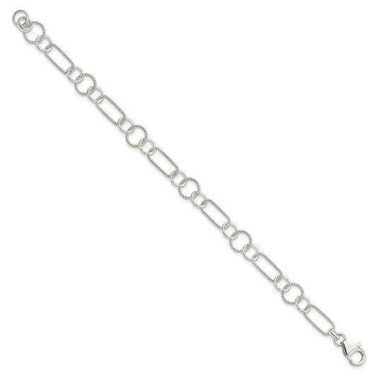 Sterling Silver Bracelet QG2224-7.5