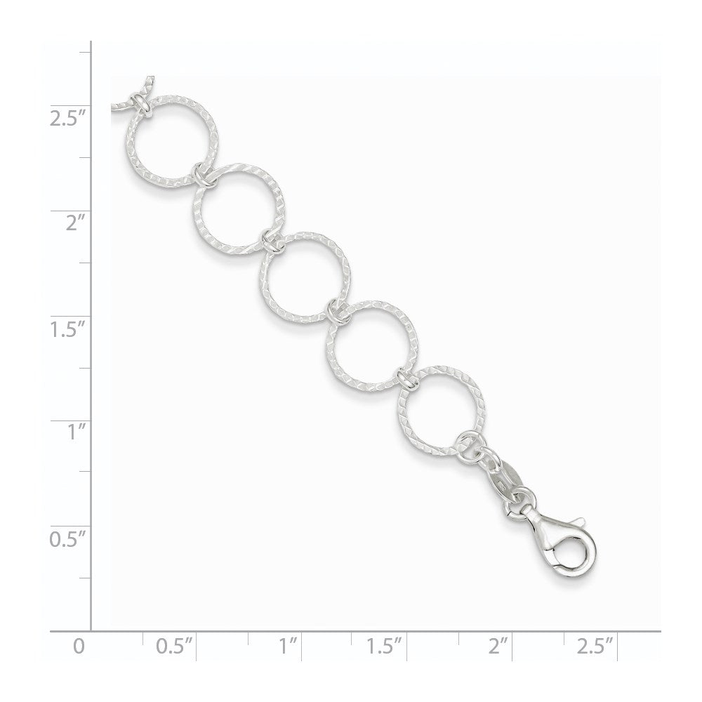 Sterling Silver Fancy Bracelet QG2297-7.5