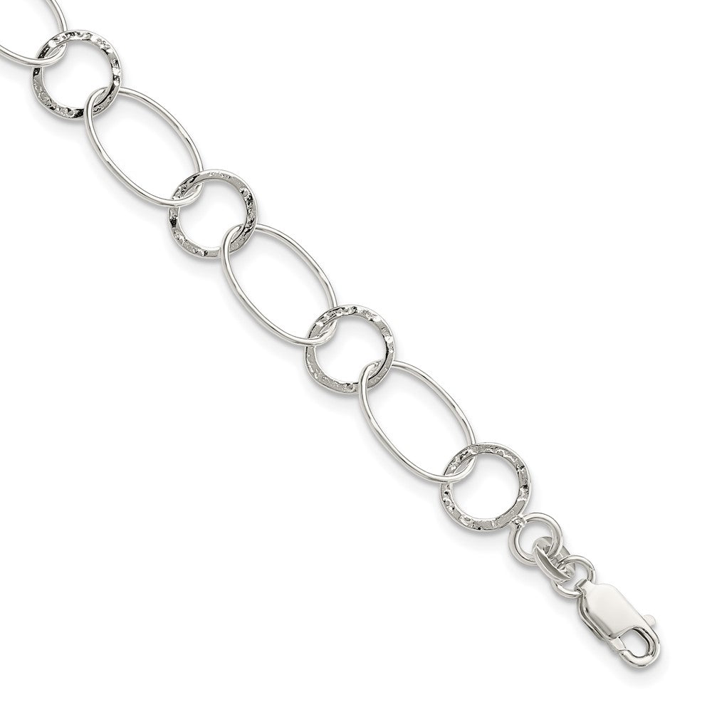 Sterling Silver Fancy Bracelet QG2331-7.5