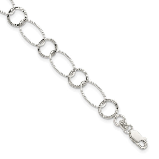 Sterling Silver Fancy Bracelet QG2331-7.5