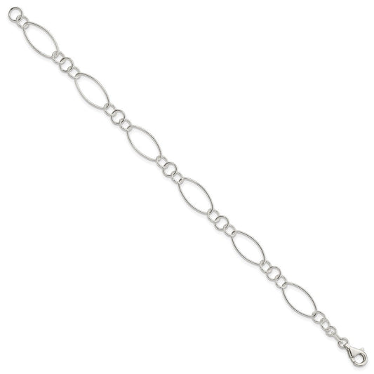 Sterling Silver Fancy Bracelet QG2337-7.5