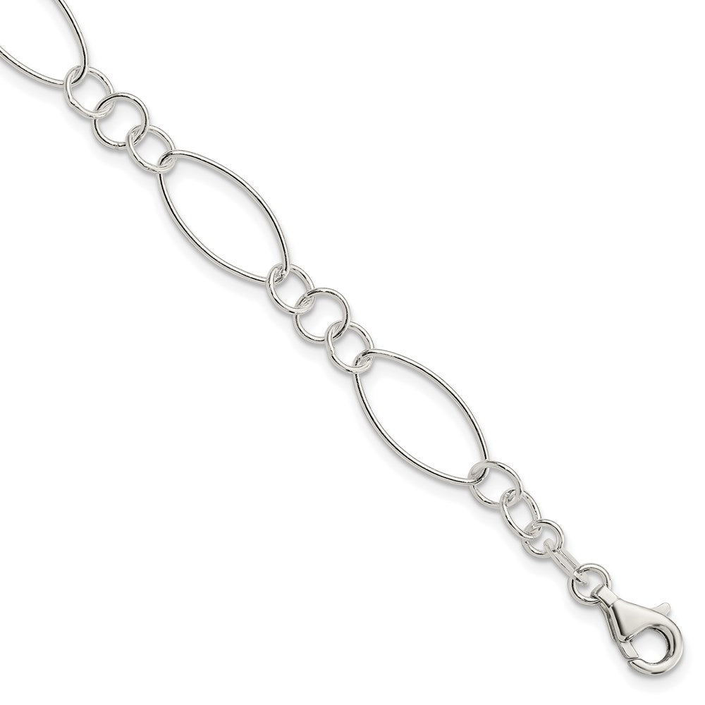 Sterling Silver Fancy Bracelet QG2337-7.5