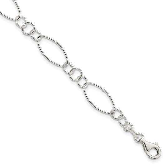 Sterling Silver Fancy Bracelet QG2337-7.5