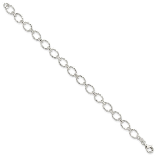 Sterling Silver Fancy Bracelet QG2338-7.5