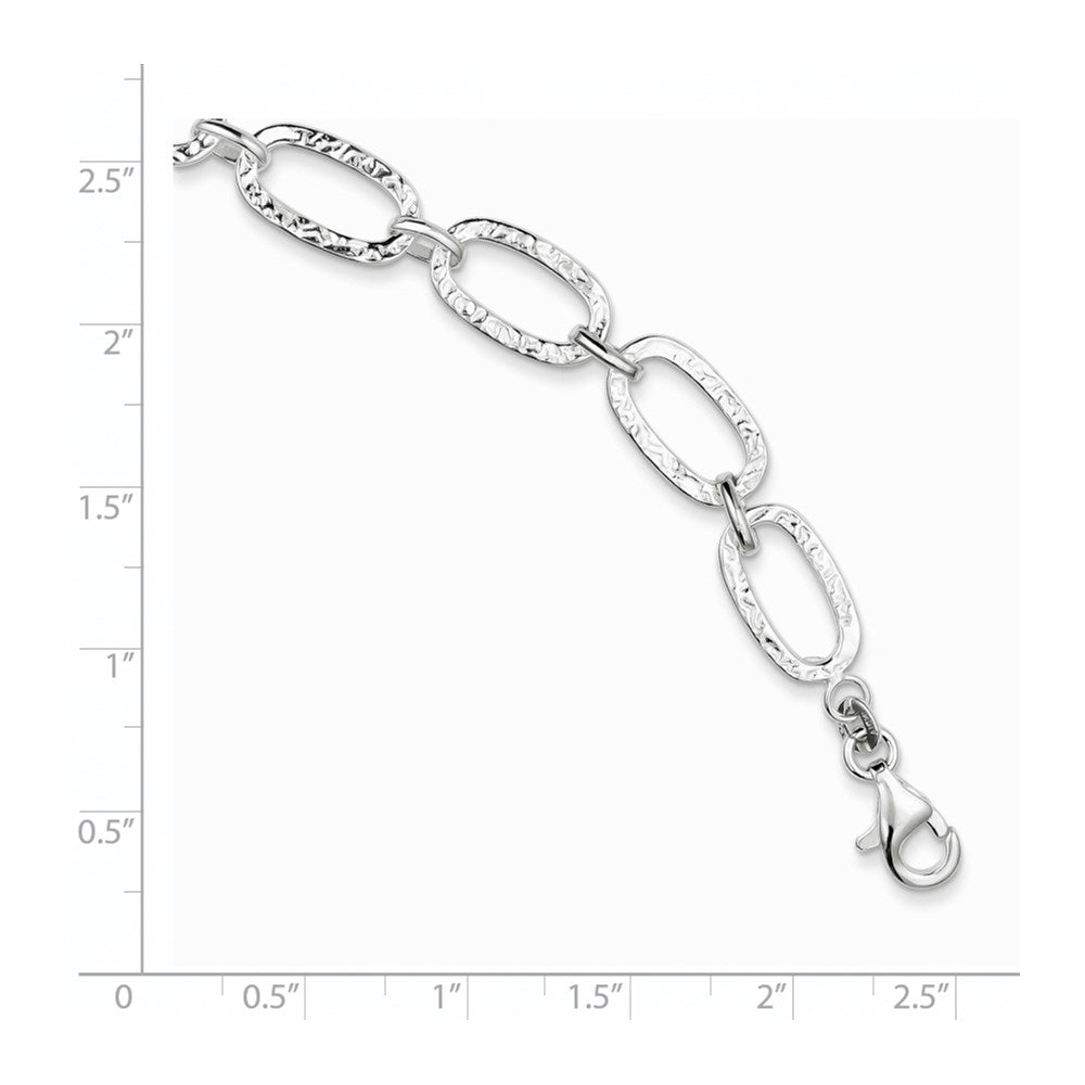 Sterling Silver Fancy Bracelet QG2365-7.5