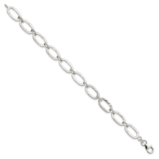 Sterling Silver Fancy Bracelet QG2365-7.5