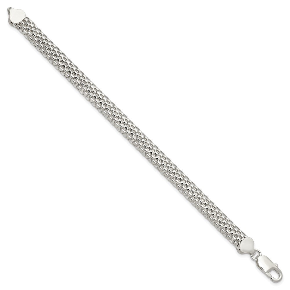 Sterling Silver 8mm Mesh Bracelet QG2571-7