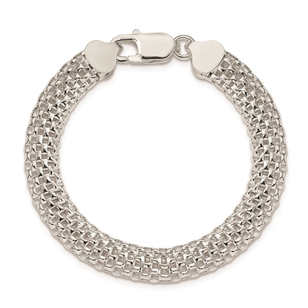 Sterling Silver 8mm Mesh Bracelet QG2571-7