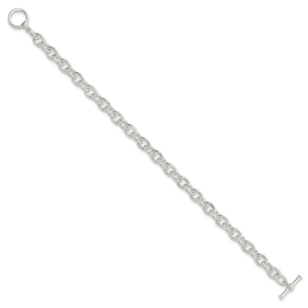 Sterling Silver Toggle Link Bracelet QG3079-7.5