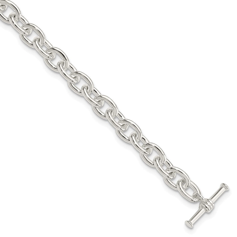 Sterling Silver Toggle Link Bracelet QG3079-7.5