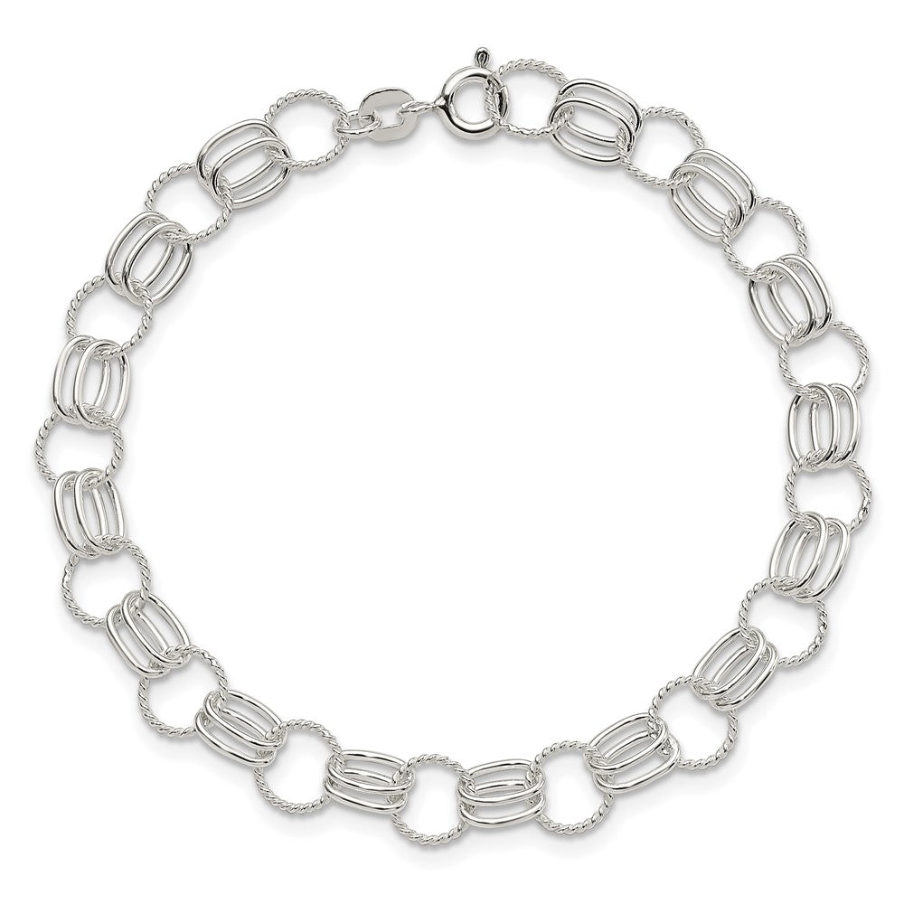 Sterling Silver Bracelet QG3215-7.25