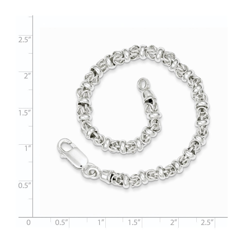 Sterling Silver Polished Bracelet QG3227-7.5