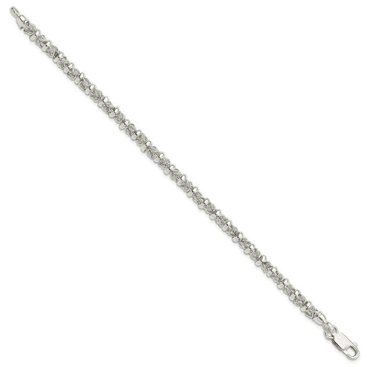 Sterling Silver Polished Bracelet QG3227-7.5