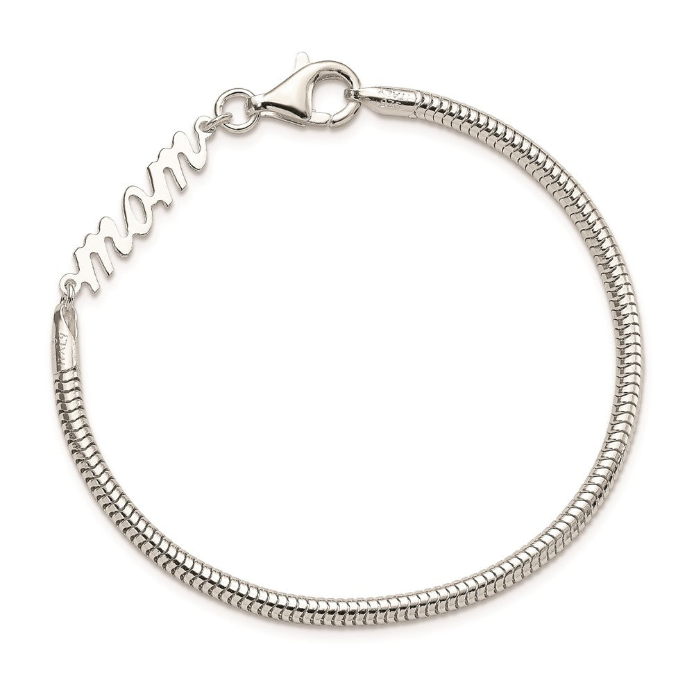 Sterling Silver MOM Bracelet QG3582-7.5