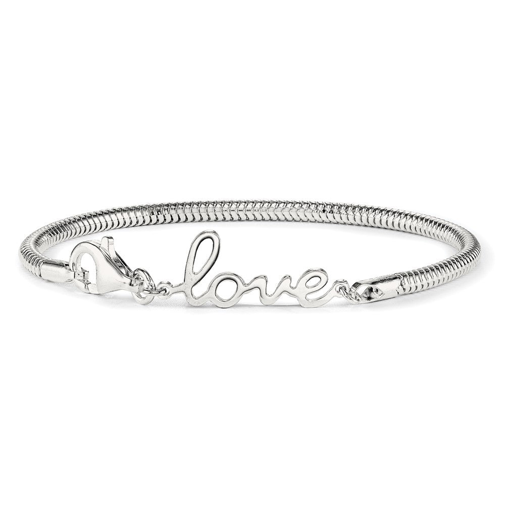 Sterling Silver LOVE Bracelet QG3957-7.5