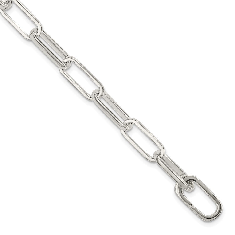 Sterling Silver Polished Fancy Link Bracelet QG5825-7.75
