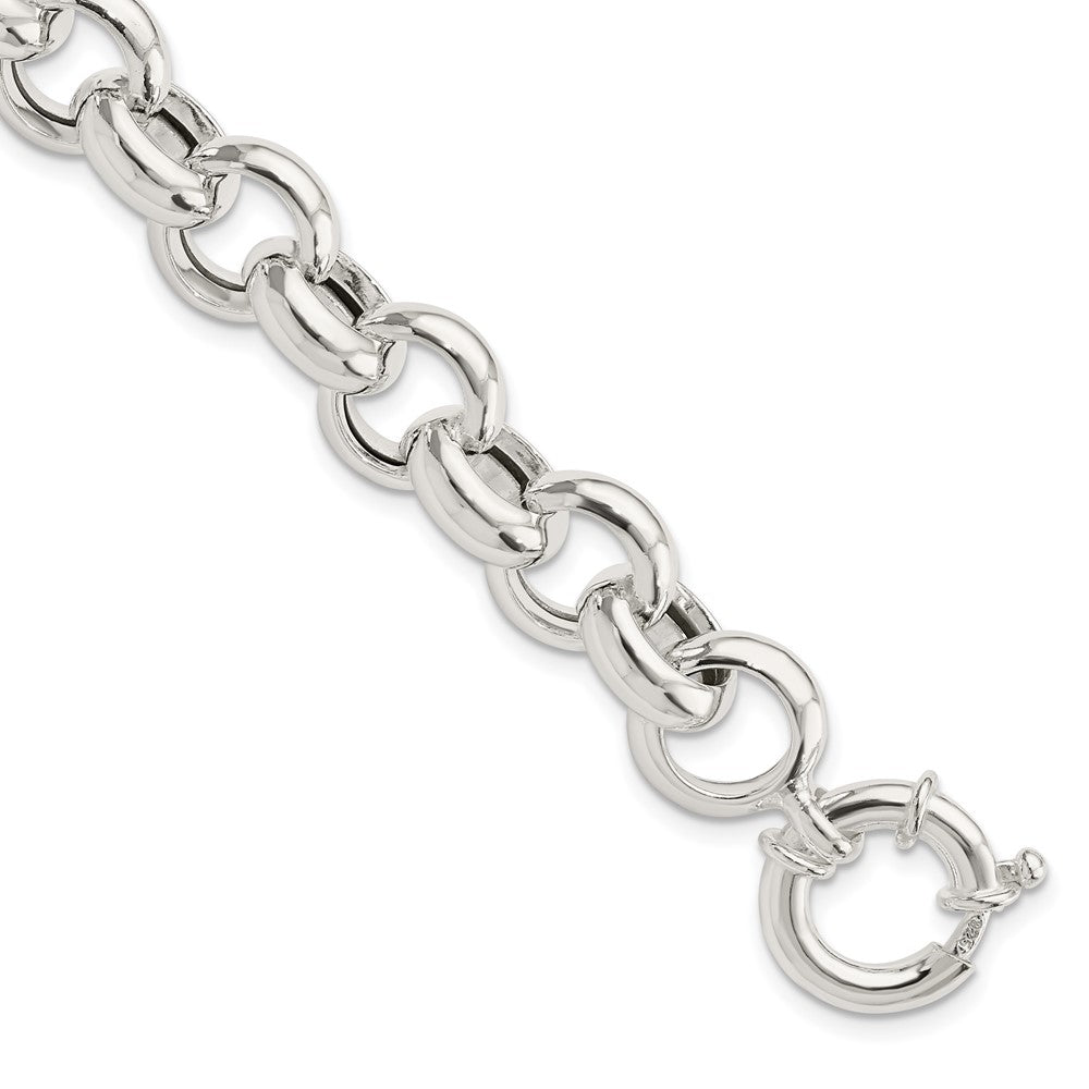 Sterling Silver Polished Fancy Link Bracelet QG5964-8