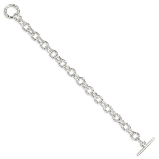 Sterling Silver 7.5inch Fancy Link Bracelet QH197-7.5