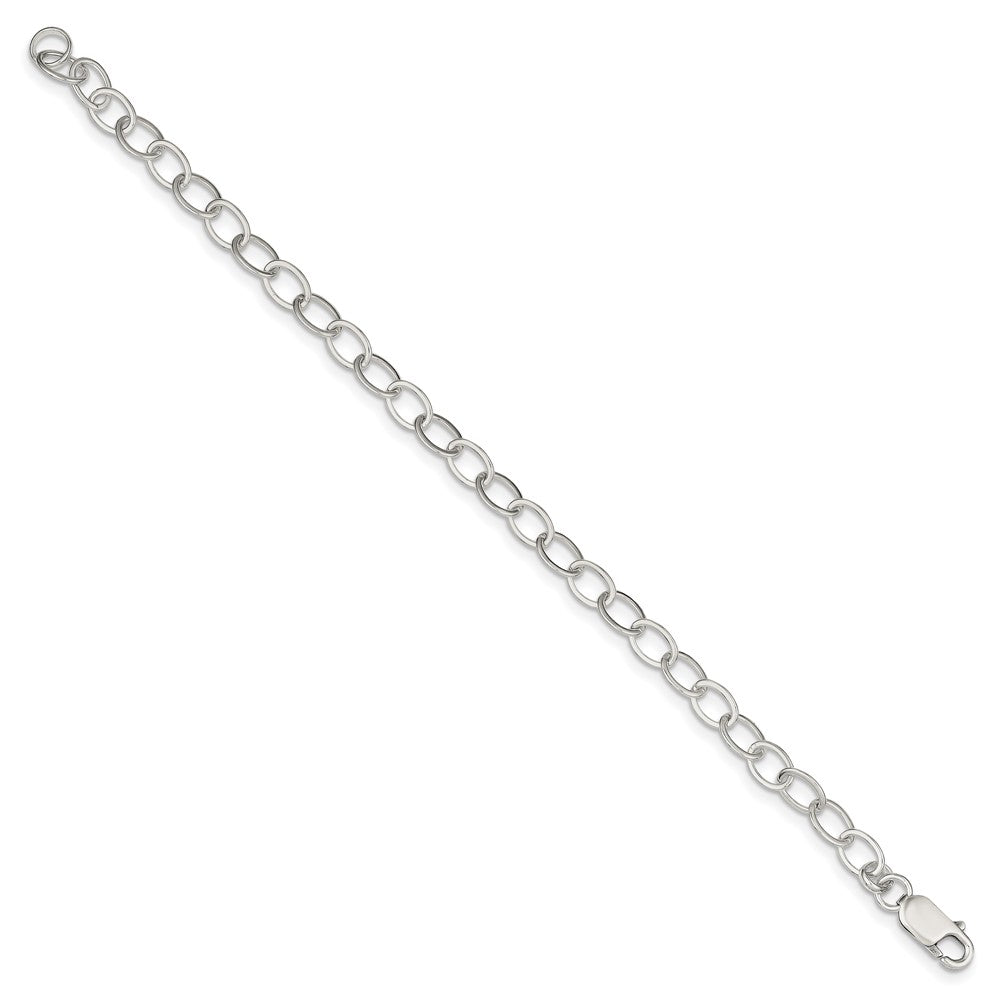 Sterling Silver 8.5inch Fancy Link Bracelet QH210-6.5