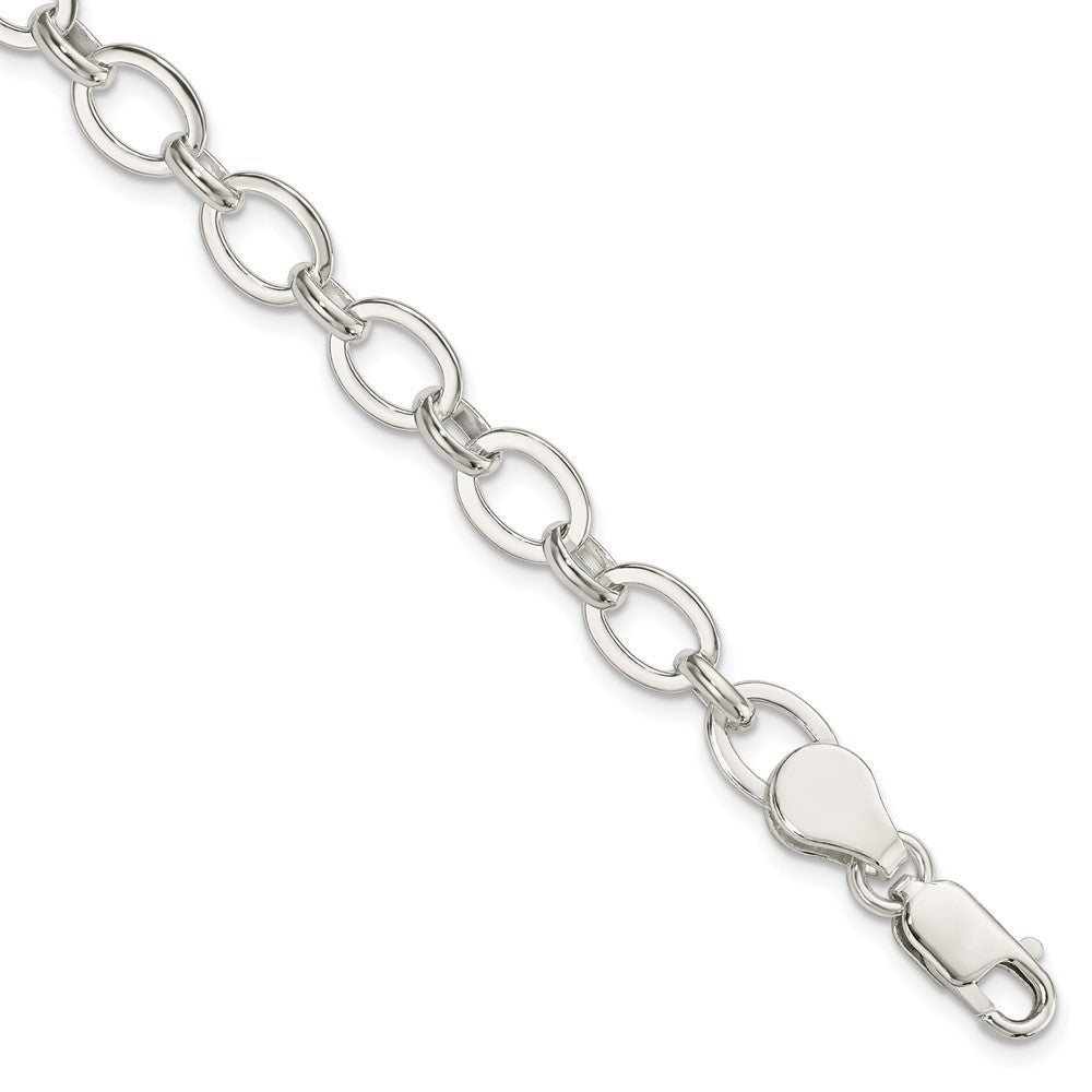 Sterling Silver 7 inch Fancy Link Bracelet QH214-7.5