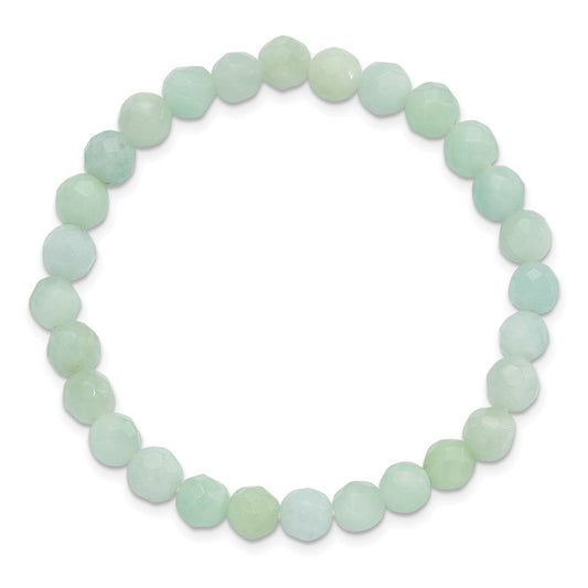 Amazonite 6mm Beaded Stretch Bracelet QH5741