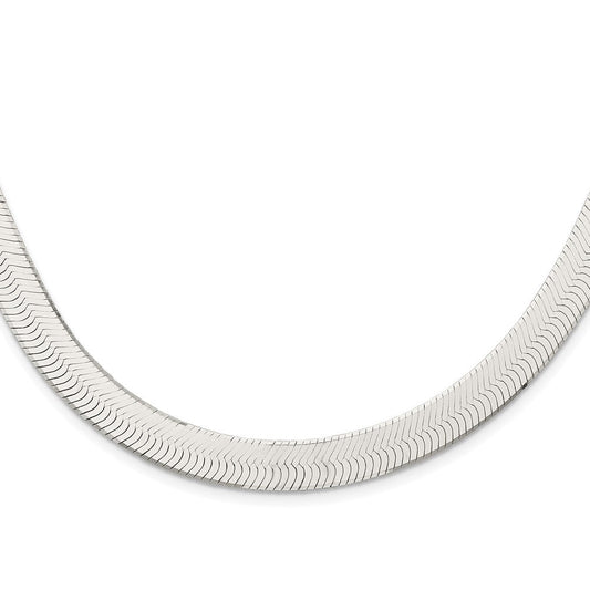 Sterling Silver 10.5mm Magic Herringbone ChainQHB120