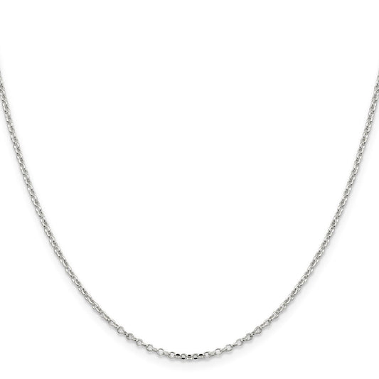 Sterling Silver 1.75mm Diamond-cut Cable ChainQHC027
