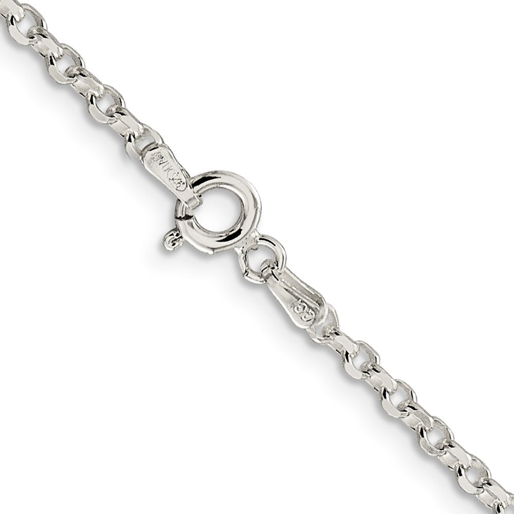 Sterling Silver 2.6mm Diamond-cut Cable ChainQHC045
