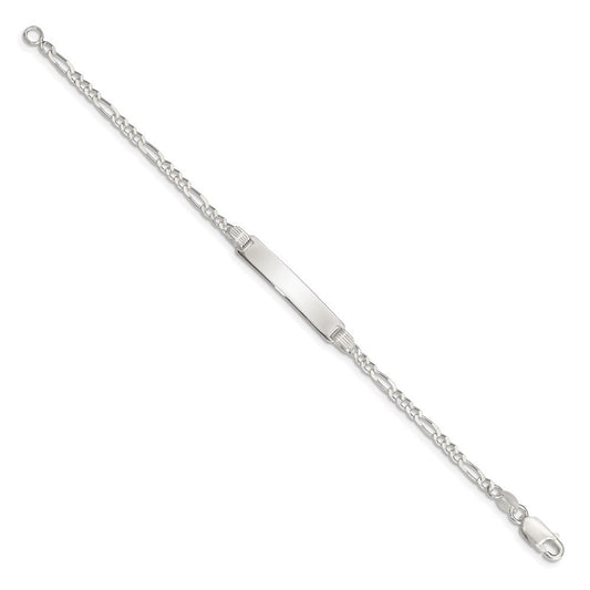 Sterling Silver Children's ID Bracelet QID27-6