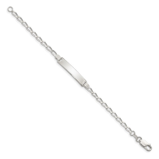Sterling Silver Children's ID Bracelet QID30-6
