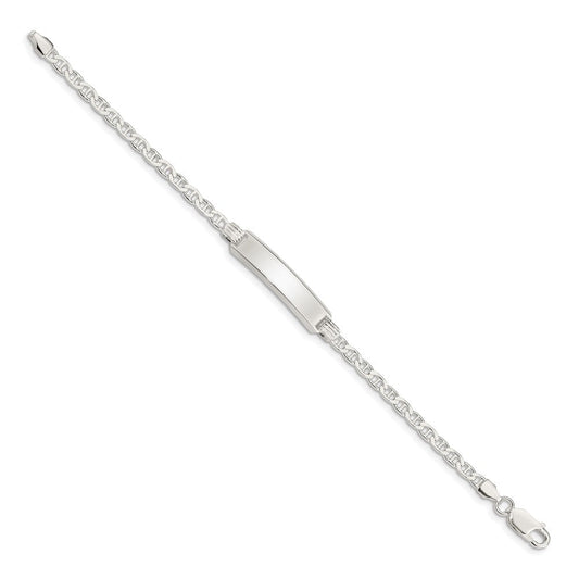 Sterling Silver Children's ID Bracelet QID34-6