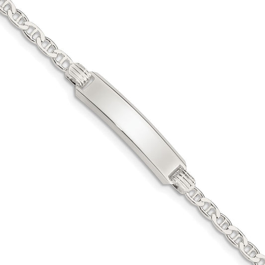 Sterling Silver Children's ID Bracelet QID34-6
