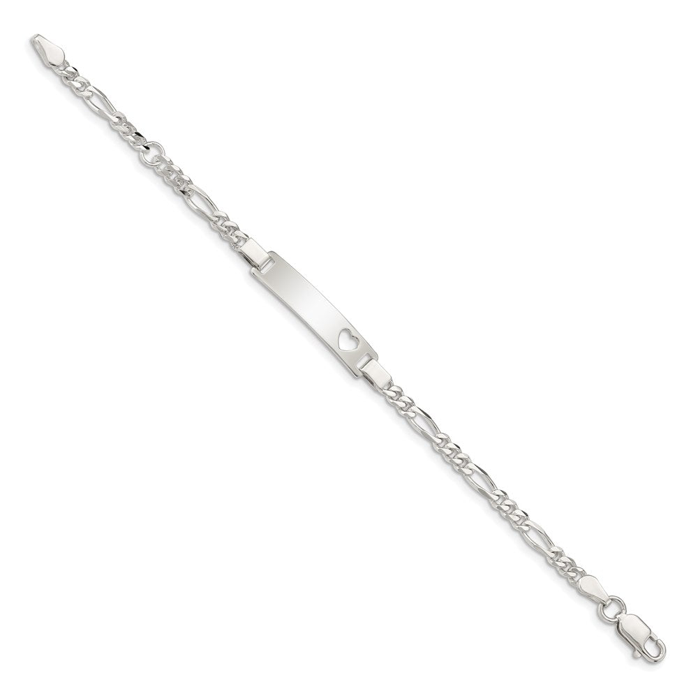 Sterling Silver Baby ID Bracelet QID42-6