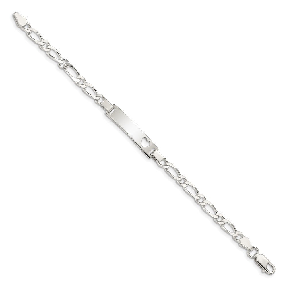 Sterling Silver Baby ID 6 IN Bracelet QID43-6