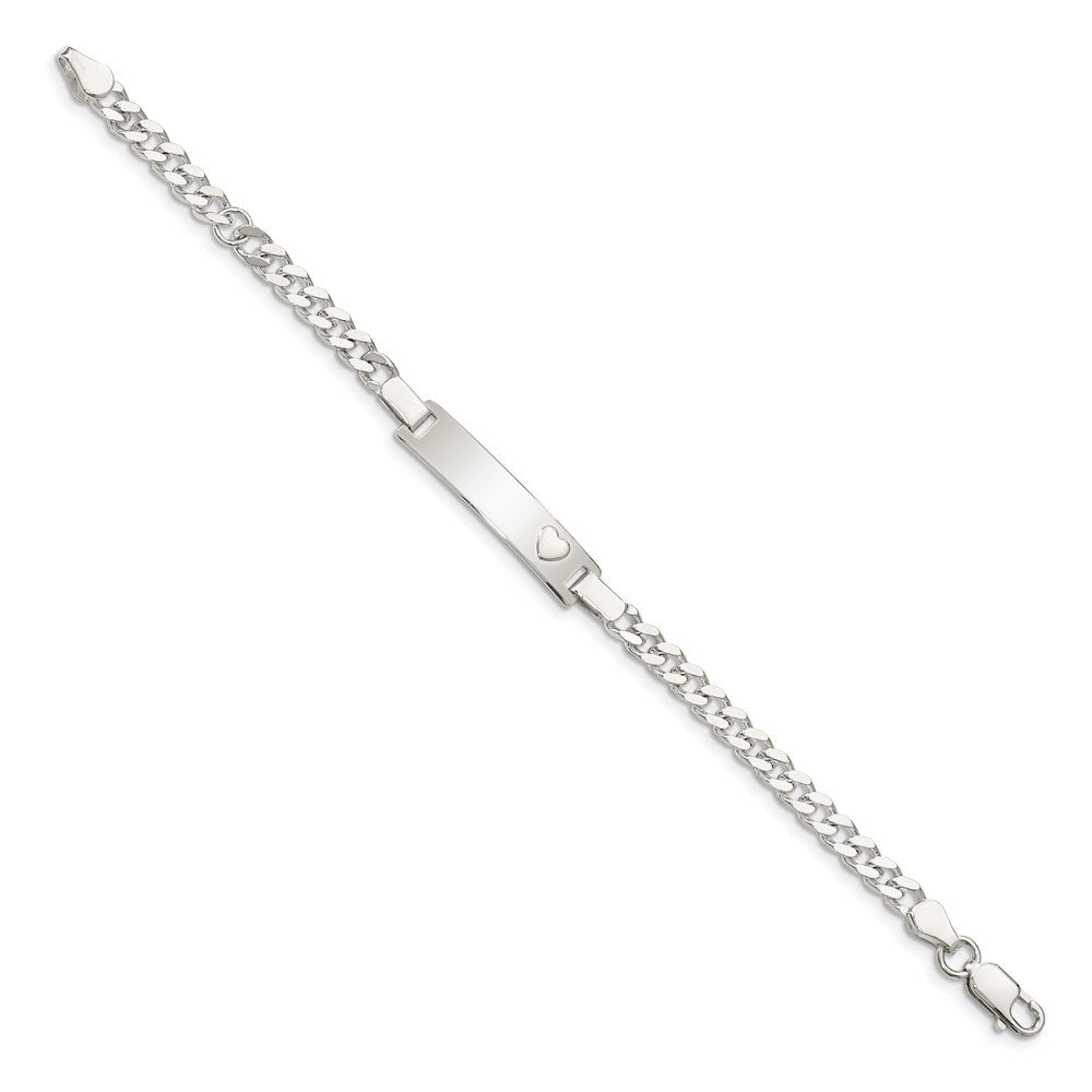 Sterling Silver Baby ID Bracelet QID49-6
