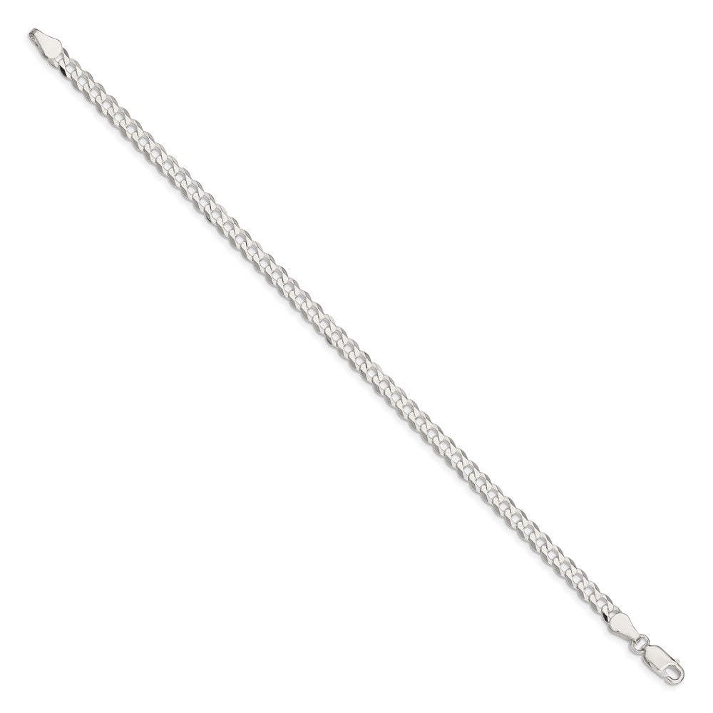 Sterling Silver 4.7mm Flat Curb Chain QLB120-8
