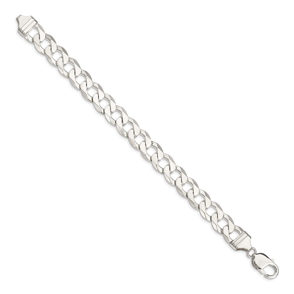 Sterling Silver 11.75mm Flat Curb Chain QLB300-8