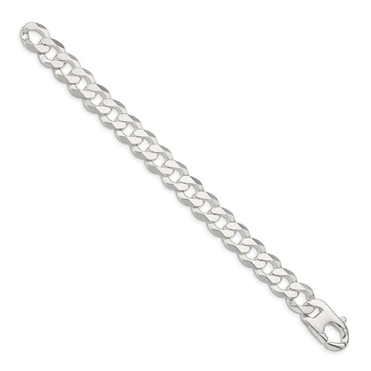 Sterling Silver 14mm Flat Curb Chain QLB350-9