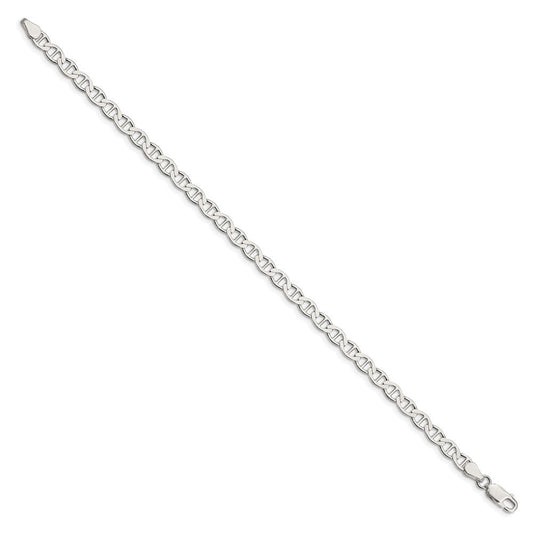 Sterling Silver 4.75mm Flat Anchor Chain QLFA100-8